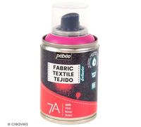Peinture Textile en Bombe - Pébéo - 7A Textile - 100 ml - Rose - Utilisation Intérieure