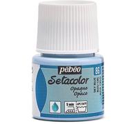 Pébéo Peinture pour tissu Setacolor opaque Bleu ciel 45 ml