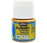 Pébéo Setacolor Opaque 295062 – 1 flacon Or riche moiré 45 ml