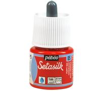 Pébéo Peinture textile SetaSilk 45 ml – Rouge Coquelicot – Mixte Adulte