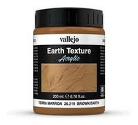 Peinture texture pierre Vallejo 200 ml - Marron Terre G