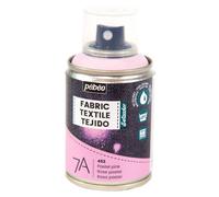 Pébéo - Peinture en Spray pour Textiles 7A Spray - Tissus Naturels et Synthétiques - Base Eau - Sans Solvant - Résistante au Lavage Machine - Peinture sur Tissu Pébéo Couleur Rose pastel