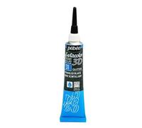 Peinture tissu - Pébéo - Setacolor 3D Glitter - Noir Scintillant - 20ml - Brillant