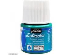 Pébéo 295042 Setacolor Opaque 1 Flacon Turquoise Moiré 45 ML