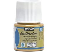 Pébéo Setacolor Opaque 295062 – 1 flacon Or riche moiré 45 ml