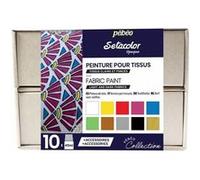 Peinture tissu - Setacolor - Coffret collection n°1 - 10x45ml NA G