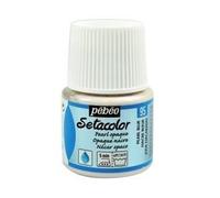 Peinture Tissu Setacolor Opaque Nacre Bleu 45 M?