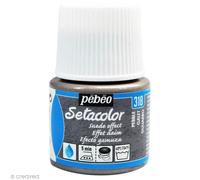 Peinture Tissu Setacolor Pébéo - Effet Daim Opaque - 45 Ml Setacolor Daim Galet, Pour Peindre Vos Tissus : - Quantité : 45 Ml -
