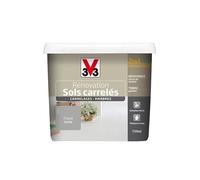 Peinture Titane Satin Sols carrelés V33 750mL Gris 0,000000