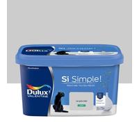 Peinture Toutes Pièces DULUX VALENTINE Si Simple ! Satin Le Gris Clair 2,5L
