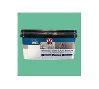 Peinture V33 Déco Lab Salle de bain 100% Étanche 2L Menthe verte Satin