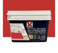 Peinture V33 Rénovation Multi-Supports Rouge caprice 0,5 L