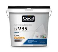 Peinture velours CÉCIL PE V35 Blanc 15L 15 L