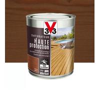 Peinture - vernis - traitement (lasure - effets decoratifs) V33 - 113641 - Saturateur terrasse Haute protection, Teck 1L