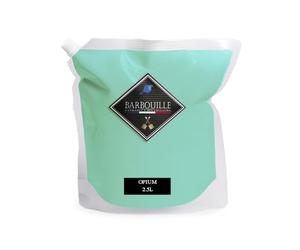 Peinture Vert Menthe Acrylique Opium - Aspect Velours - Peinture Mur, Plafond & Boiserie - Lessivable - Séchage En 30 min - COV Fabriquée En France - 2,5 L - BARBOUILLE