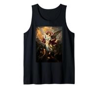 Peinture Vintage Archange Saint Michael vaincre Satan Débardeur