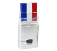 Peinture visage drapeau national, bâtons de peinture visage de drapeau de la France, peinture visage et corps de football, lavable pour les événements sportifs et nationaux