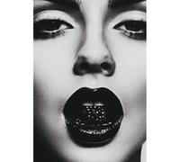 PEINTURE VISAGE NOIR ET BLANC G1812 PINTDECOR