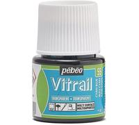 Pébéo Peinture Vitrail Transparente Bleu cyan 45 ml