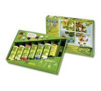 Folia - 45007 - Lot de 7 tubes de peinture vitrail Window Color Funny ANTIK