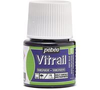 Pébéo Peinture Vitrail 050010 Transparent Bleu profond flacon 45 ml