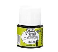 Peinture Vitrail - Pébéo - Vert Pomme - 45ml - Transparent - Brillant