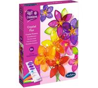 Peinture Vitrail - SENTOSPHERE - Art & Créations - Crystal Flor - 8 fleurs à créer en verre effilé - Dès 8 ans