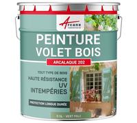 ARCANE INDUSTRIES Peinture volet en Bois, extérieur, Couleur - 0.5 L Vert Pâle - RAL 6021