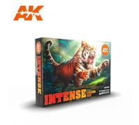 Peintures acryliques - AK Interactive - AK11612 - Couleurs intenses - 6x17ml - Haute adhérence