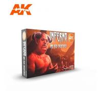 Ak Interactive Set de Peinture - Inferno and Red Creatures