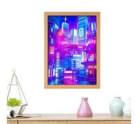 Peintures murales lumineuses - Style moderne, taille compacte, câble de chargement facile, construction durable, finition artistique | Pour transformer les espaces de vie en créant des effets visuels
