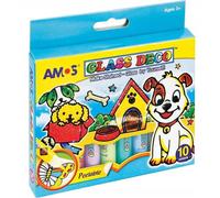 Peintures pour vitraux 10 couleurs Glass Deco