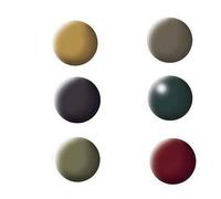 REVELL 32341 COULEURS MILITAIRES 6 POTS (14ML) PEINTURE À MAQUETTE REVELL - ENAM