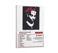 Peintures Sur Toile 50 * 70cm Senza Cornice Whole Lotta Red Playboi Carti Canvas Wall Art Soggiorno Poster Camera da letto Decor Painting
