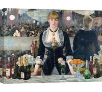Peintures sur toile - Édouard Manet, Bar aux Folies-Bergère - 120x90 cm