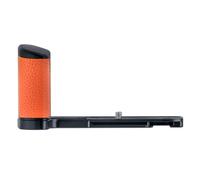 PEIPRO GFX100RF Poignée d'appareil photo de type L avec poignée en cuir, plaque de dégagement rapide compatible avec les trépieds Peak Design & ARCA, poignée en aluminium CNC pour GFX100RF (orange