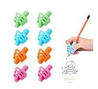 peiqiup Guide Doigts Écriture Enfant (8 Pièces), Ergonomique aide ecriture enfant, Outils de Correction de Posture pour Apprendre a Ecrire