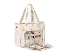 Peirich Kit de Broderie Sac de Rangement, Sac de Rangement pour Fournitures de Broderie et (Sac Uniquement) pour débutants, Adultes