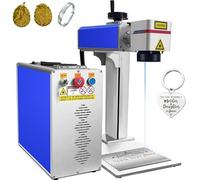 PEIXU 30W Graveur Laser Fibre Machine de Marquage de Fibre Optique 150mmx150mm Machine de Gravure Laser de Marquage à L'état Solide Pour Métal/Aluminium/Or/Argent/Bijoux Avec Ezcad Logiciel