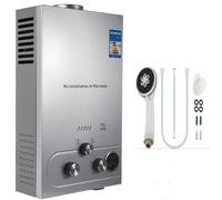 PEIXU Chauffe-eau à Gaz Instantané 10L LPG Butane Propane Chauffe-eau à Gaz Maison Camping Car 20KW 10L/min Avec Mode Hiver et Mode été