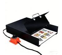 PEIXU Four DTF, Four Chauffant pour Imprimante A3 DTF, Convient Aux Films A3 / A4 / A5, 540W Four de Séchage, Noir