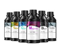 PEIXU UV Encre pour UV A3L805/A4L805/A4 Imprimante,CMYKWV,Chaque Bouteille de 500ml,6 Bouteilles au Total