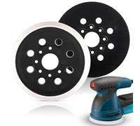 peiyee Plateau de Ponçage de 125 mm pour Bosch GEX 125-1 AE, Velcro 8 Trous Plateaux Polissage, Plateau de Ponçage pour PEX 220 A/AE, Plaque de Ponçage Excentrique 5 Pouces(Dureté Moyenne)