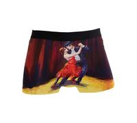 peiyeety Boxer pour Homme avec Motif de Danseurs de Tango