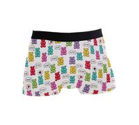 peiyeety Boxer pour Homme avec Motif oursons en gélatine et Bulles Mange-Moi