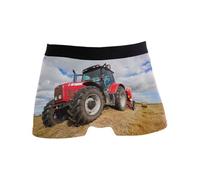 peiyeety Boxer pour Homme avec Motif Tracteur agricole