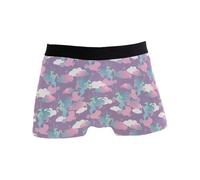 peiyeety Boxer pour Homme avec Statue Totem Pine Tiki et Boissons