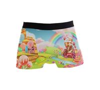 peiyeety Boxer pour Homme Fairy Tale World Sweet Candy Land