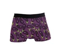 peiyeety Boxer Violet Aubergine pour Homme