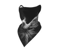 peiyeety Cagoule réutilisable noire et blanche Phoenix Rising From The Ashes, bandana, cache-cou, cagoule respirante d'extérieur